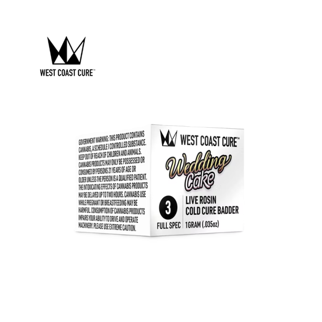 West Coast Cure — Wedding Cake Tier 3 Cold Cure