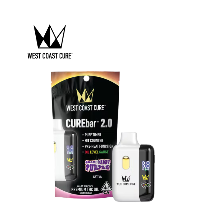 West Coast Cure: Granddaddy Purple Curebar 2.0