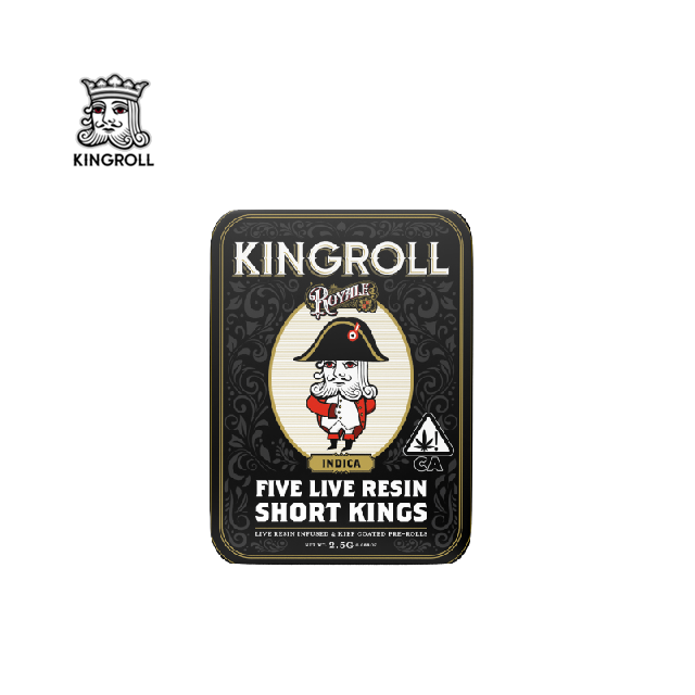 PAPAYA 2.5G 5 PACK LIVE RESIN INFUSED SHORT KING PREROLLS