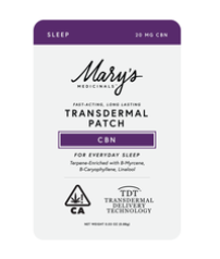 MARY'S TRANSDERMAL PATCH - SLEEP - CBN - 20MG