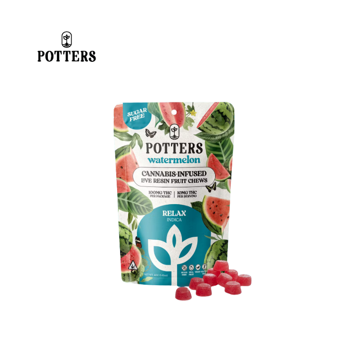 Potters — Watermelon Free Fruit Chews