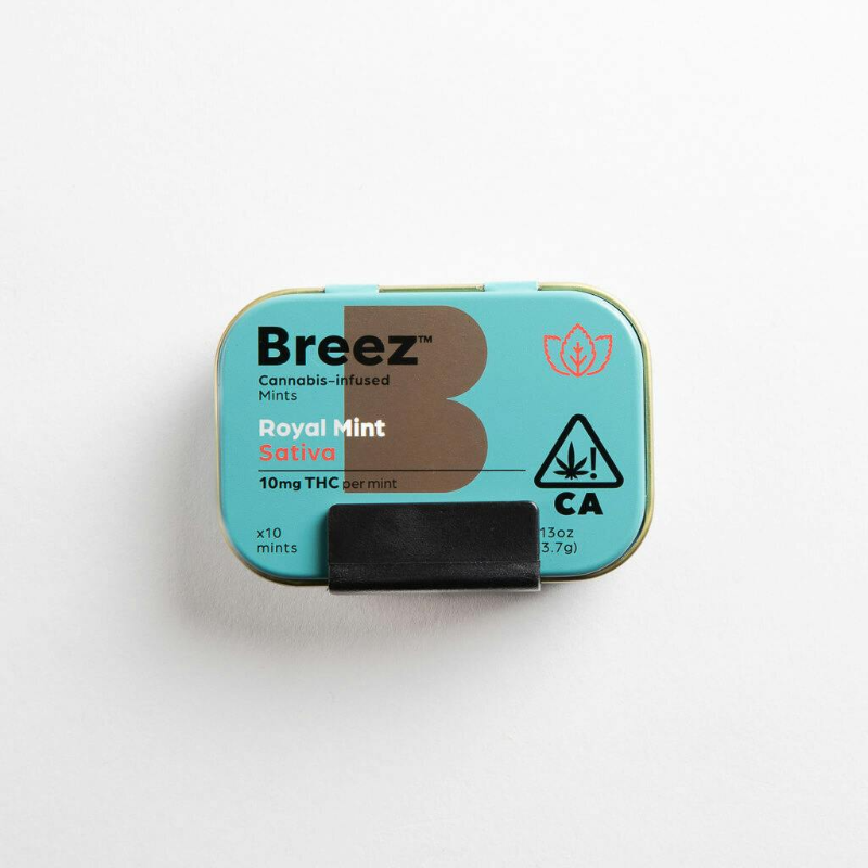 BREEZ ROYAL SATIVA MINTS 100MG