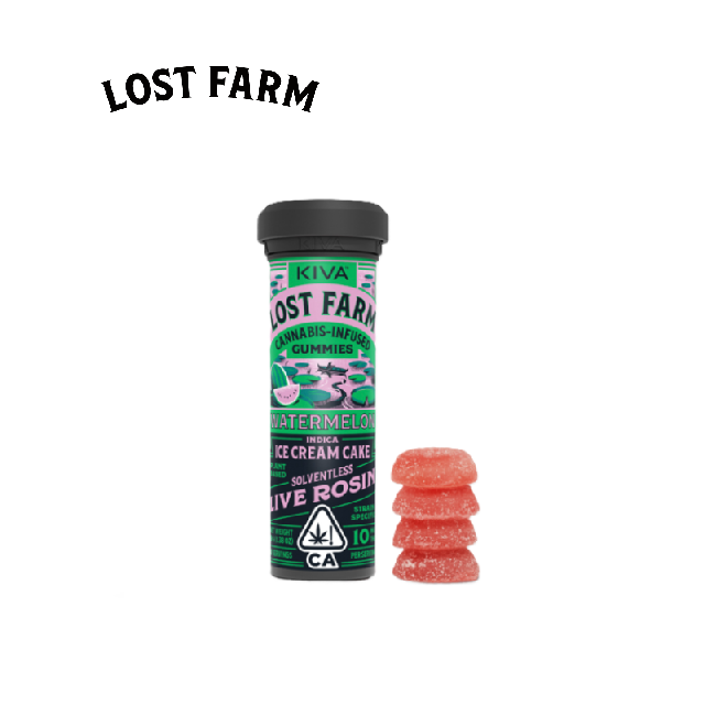 WATERMELON ICE CREAM CAKE 100MG 10 PACK LIVE ROSIN GUMMIES