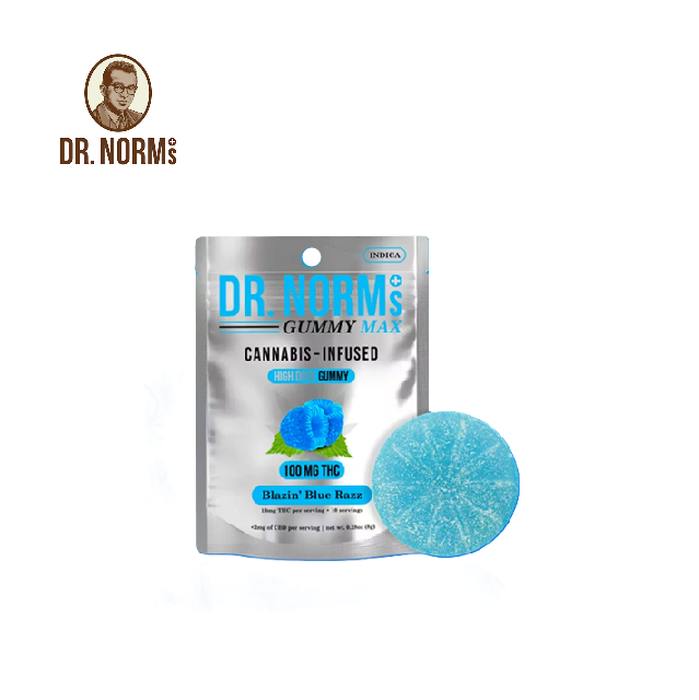 DR. NORM'S — Blazin Blue Razz Single
