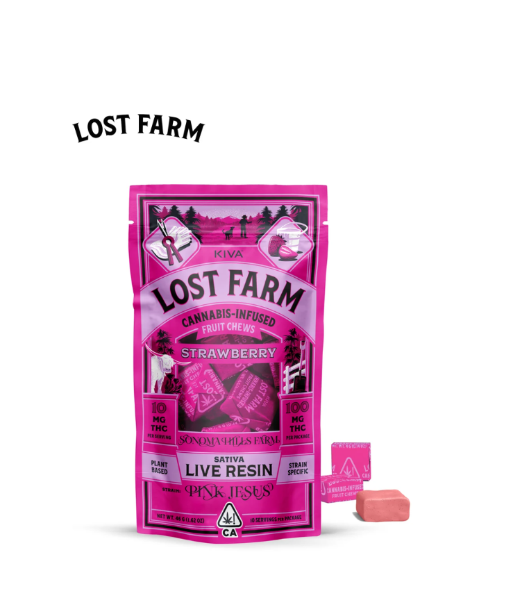 Lost Farm: Strawberry Pink Jesus Fruit Chews
