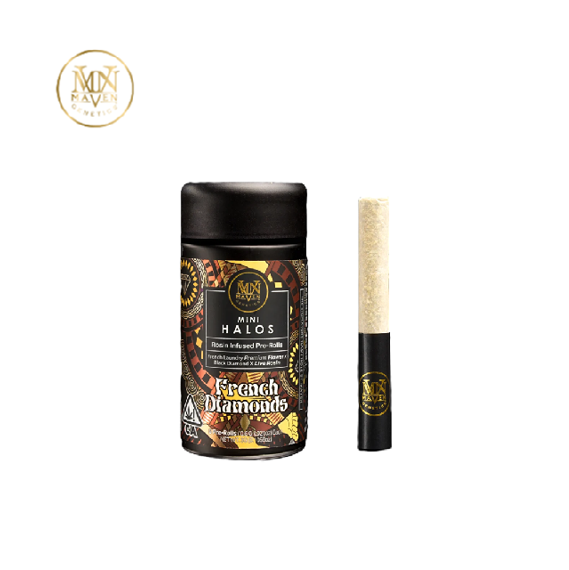 FRENCH DIAMONDS .6G 5 PACK ROSIN INFUSED PREROLLS