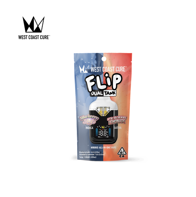 West Coast Cure: Blueberry Kush X Strawberry Lemonade Flip Dual Tank