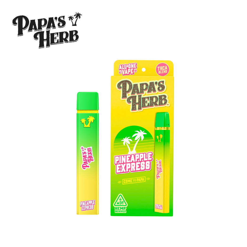 papa's herb disposable vape Papa's Herb - Pineapple Express - 1g All-In-One Vape main image 0