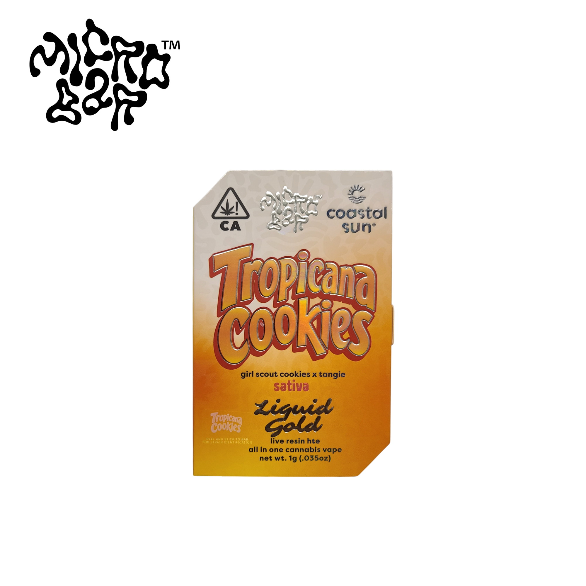 Micro Bar: X Coastal Sun Tropicana Cookies