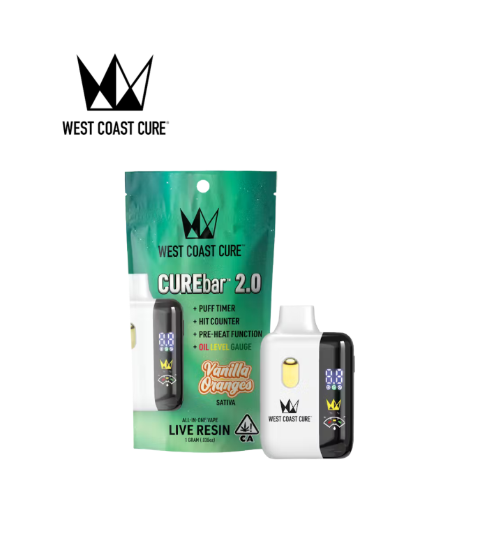 VANILLA ORANGES 1G LIVE RESIN CUREBAR ALL IN ONE