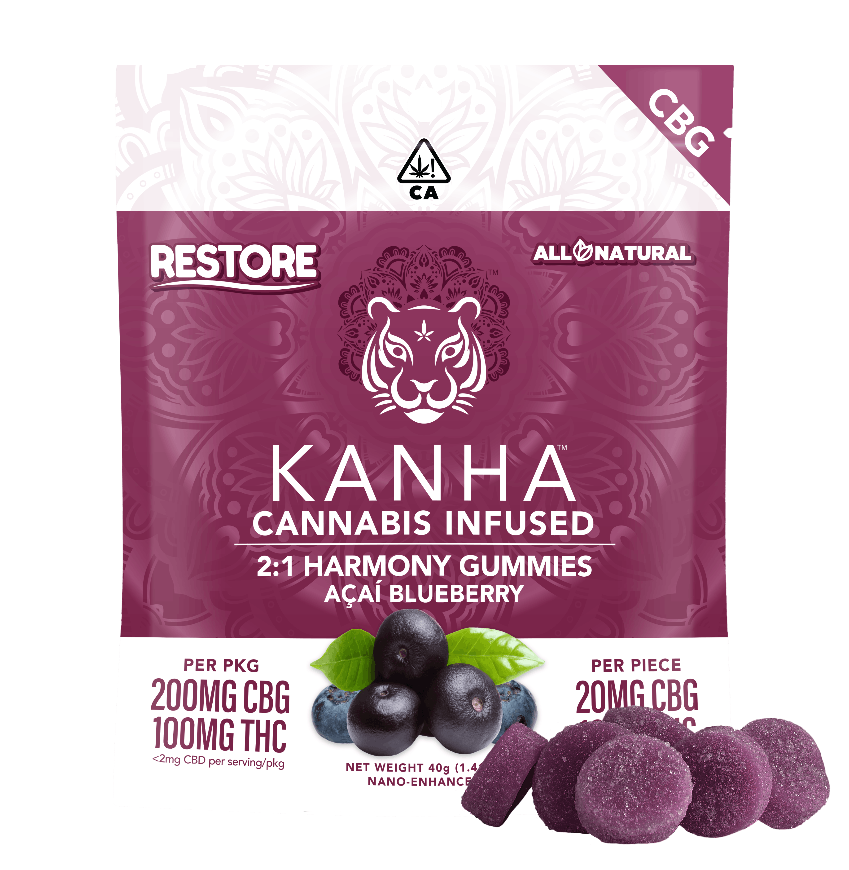 KANHA — Acai Blueberry - Nano