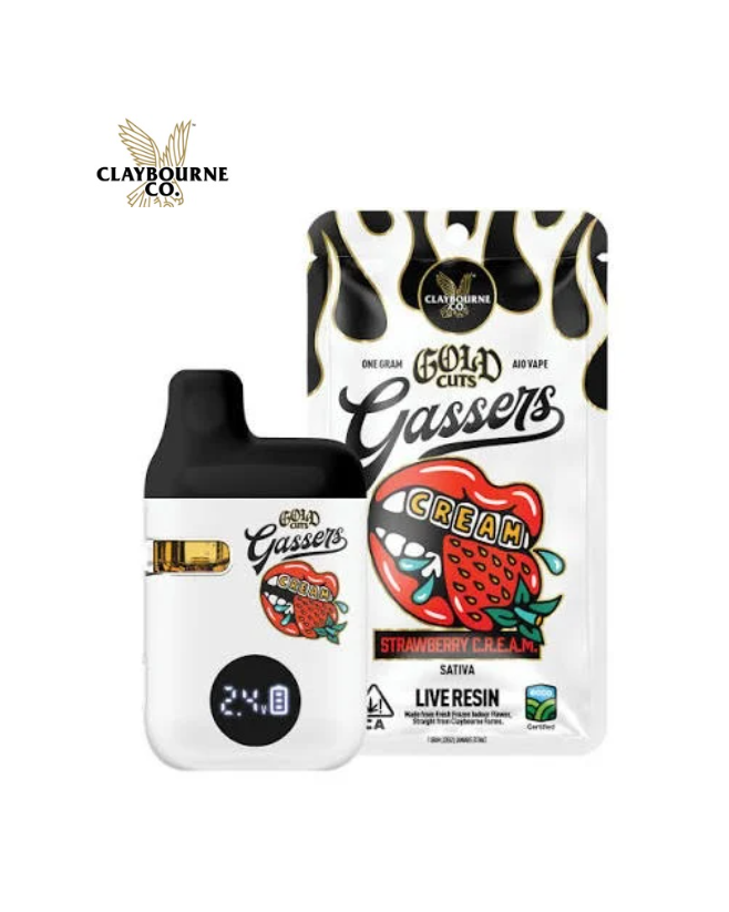 Claybourne: Strawberry C.r.e.a.m Gold Cuts