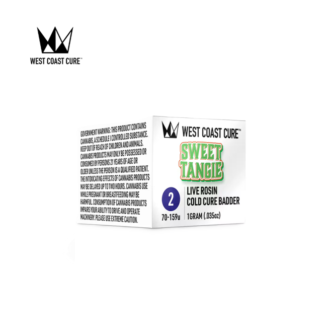 West Coast Cure: Sweet Tangie Tier 2 Cold Cure