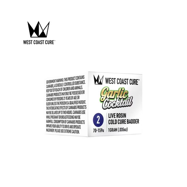 West Coast Cure — Garlic Cocktail Tier 2