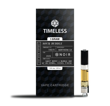 SOUR BUBBLE 1G NOIR CARTRIDGE