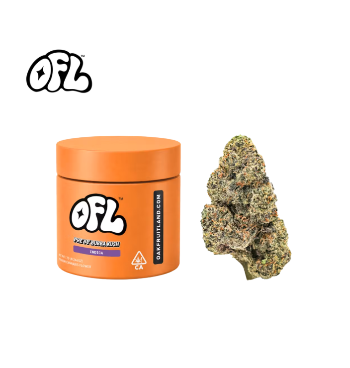 Oakfruitland: Pre 98 Bubba Kush Jar