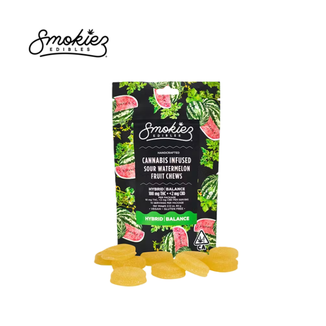 Smokiez — Sour Watermelon Fruit Chews