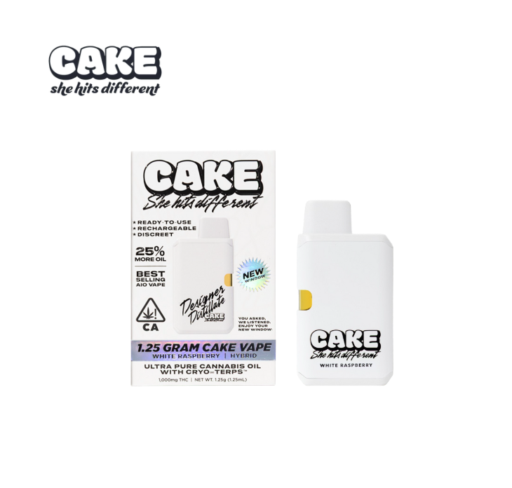 Cake — White Raspberry