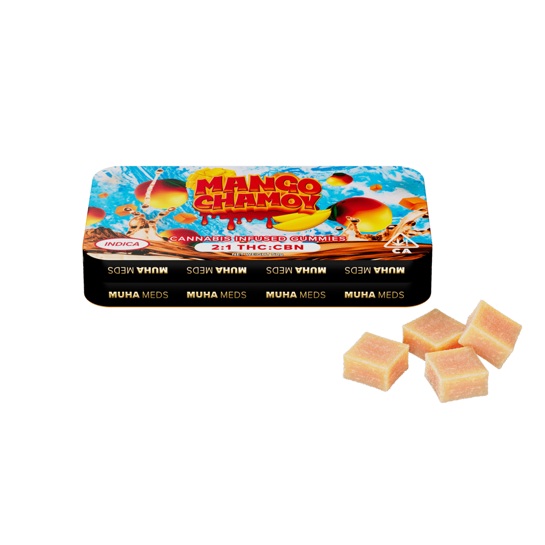 MANGO CHAMOY 100MG HASH ROSIN GUMMIES 10 PACK - 100 MG - 10 PACK