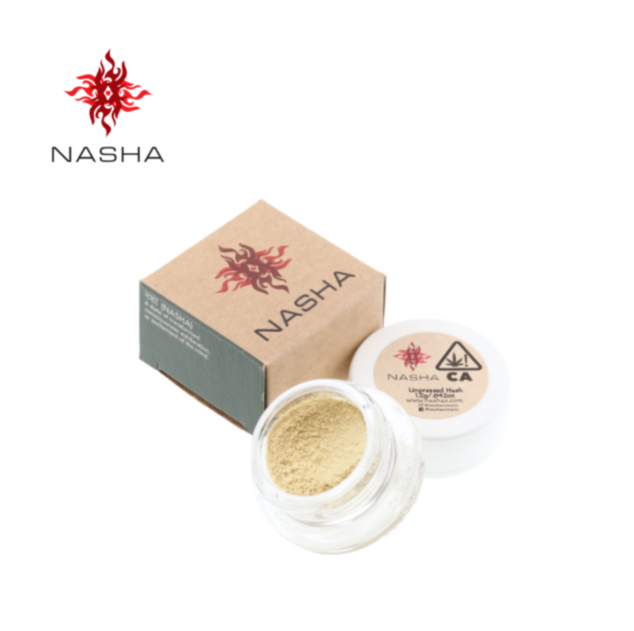 Nasha: Papaya Punch Green Unpressed