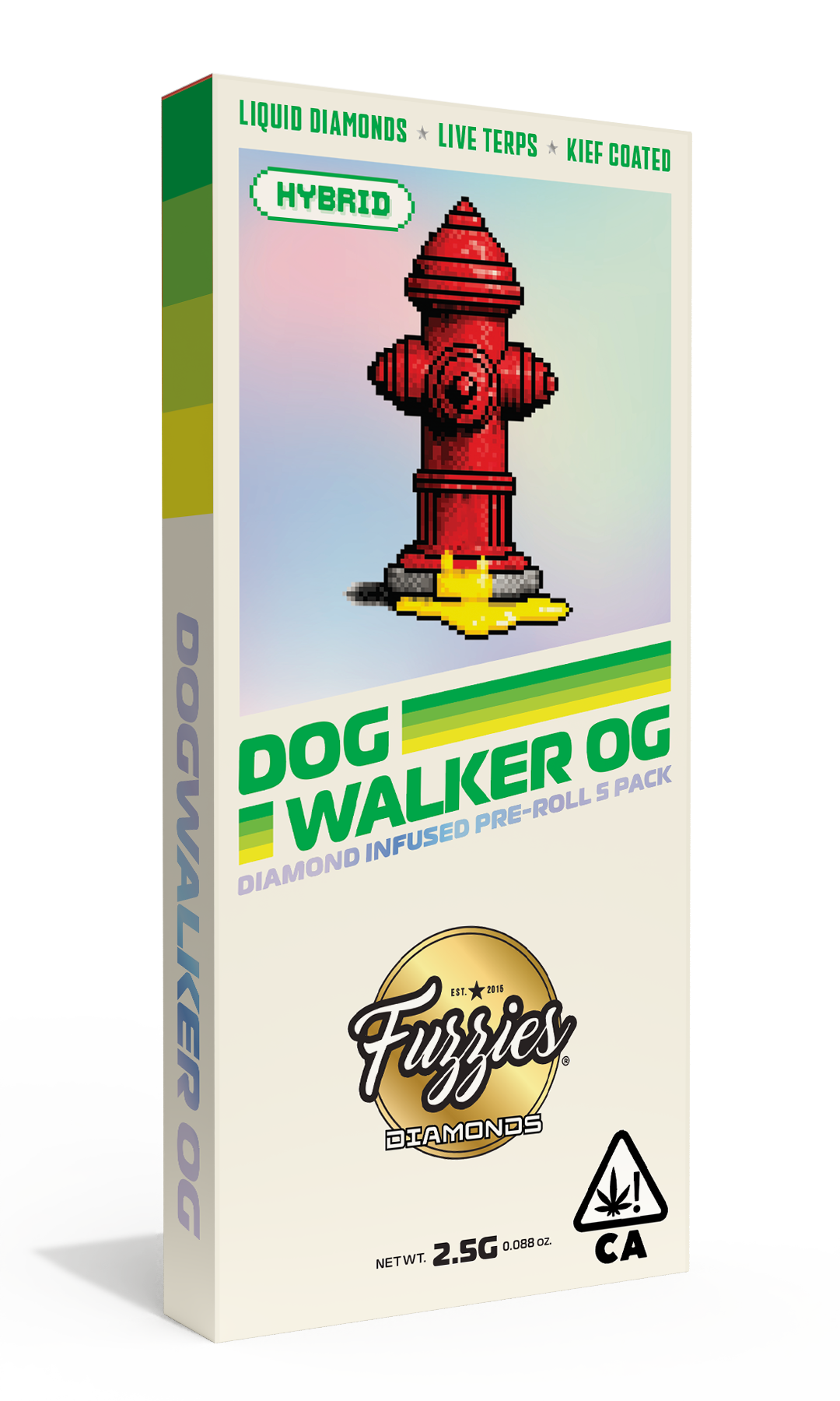 DOG WALKER OG 2.5 INFUSED PREROLL 5 PACK