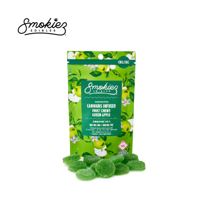 Smokiez — Green Apple - Fruit Chews
