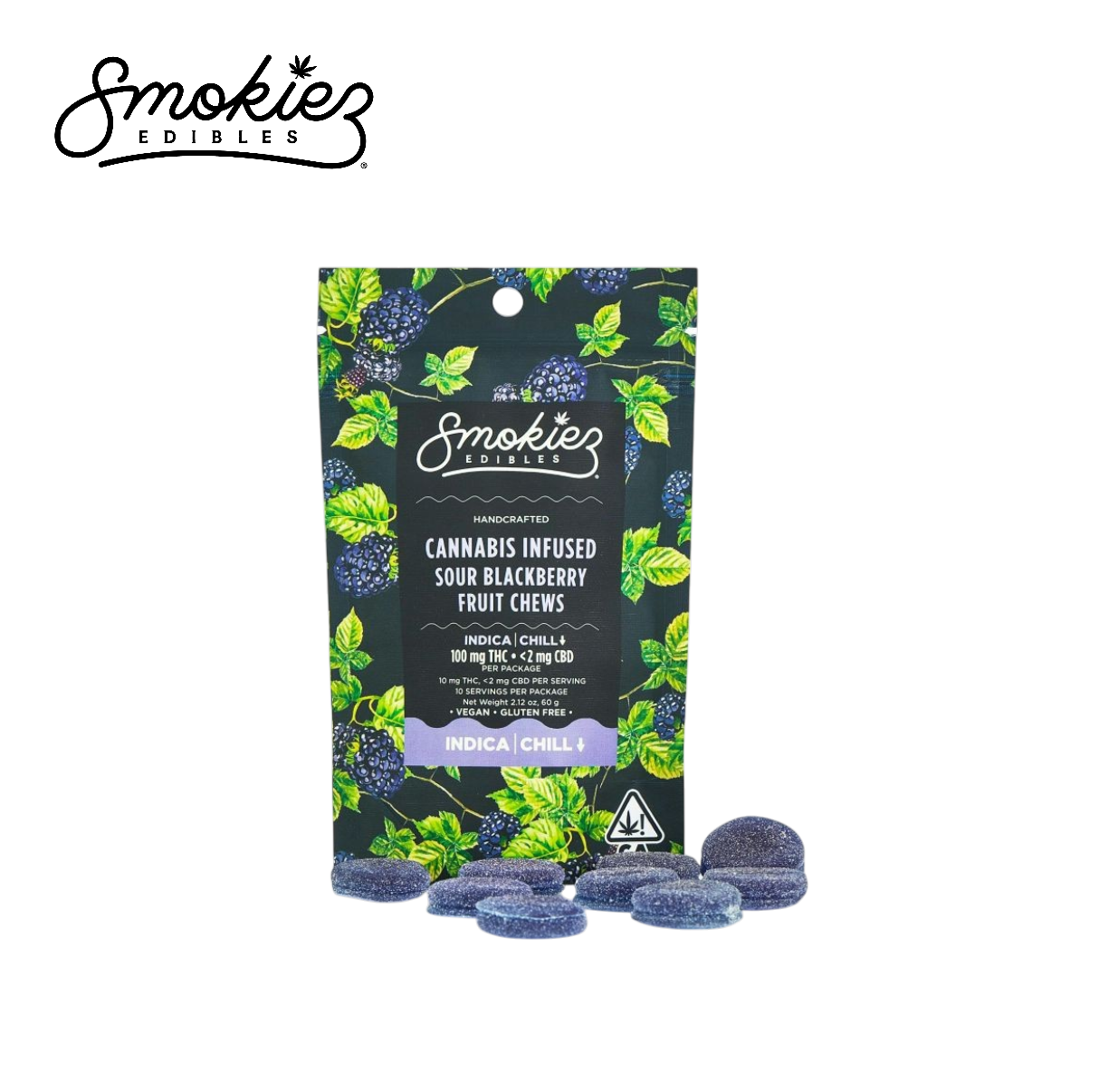 Smokiez — Sour Blackberry Fruit Chews