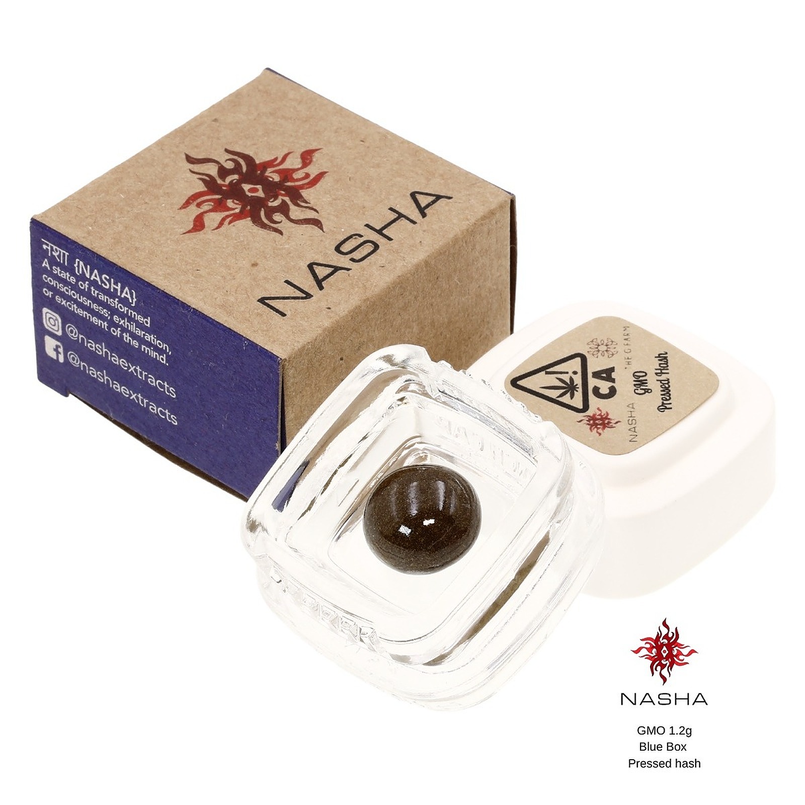 Nasha: Strawnana Blue Pressed
