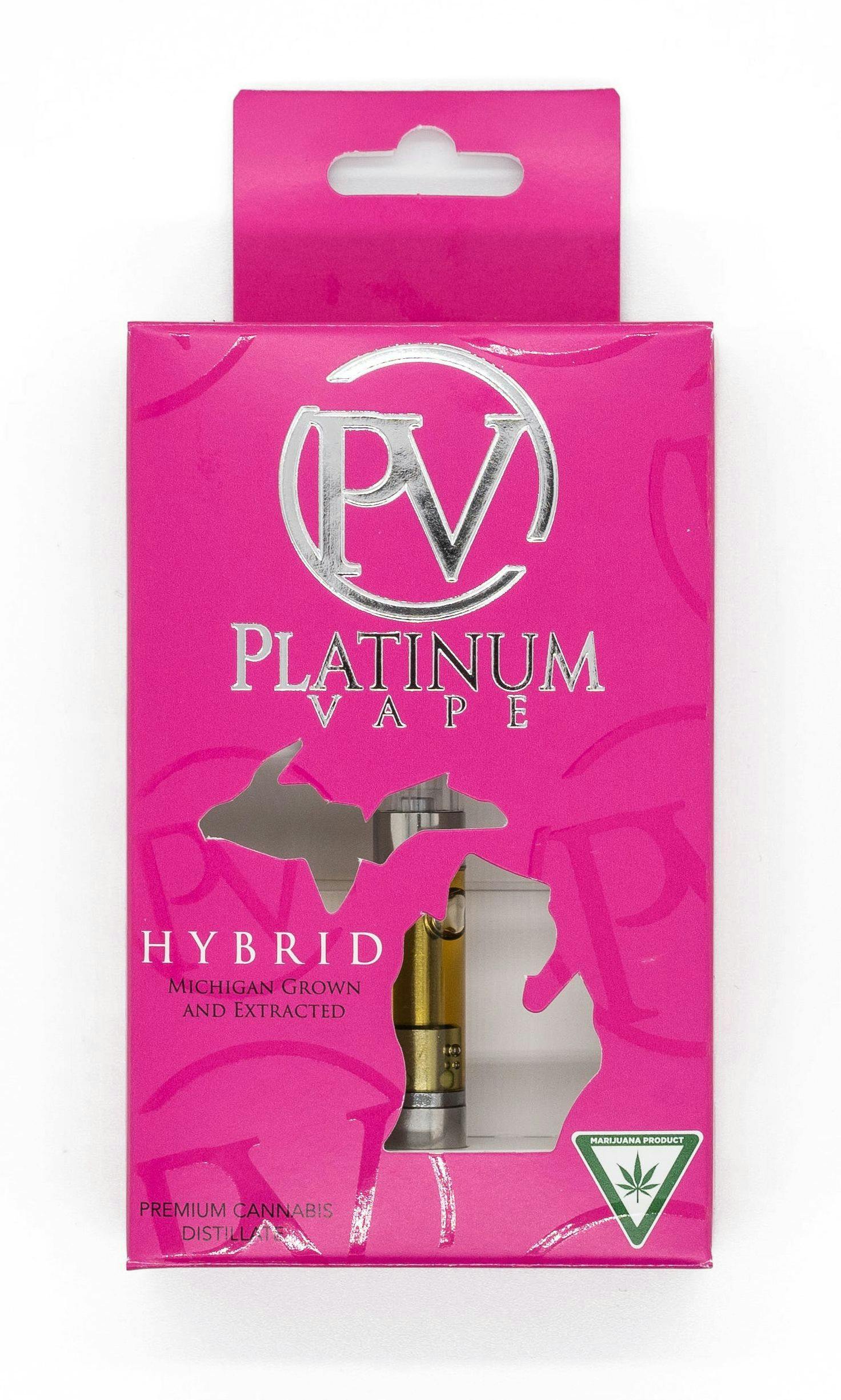 Platinum Vape-Strawberry Jam-1g-510 Vape Cartridge