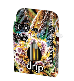 Drip-Sour Tangie-1g-510 Vape Cartridge