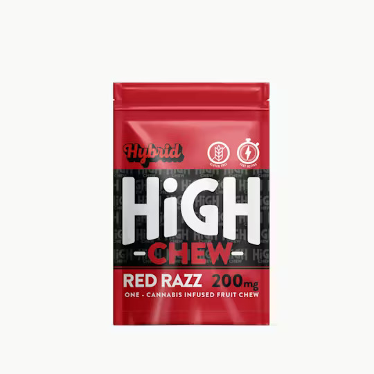 LITTLE TREE - Little Tree-High Chew-Red Razz-Gummies - 200 mg