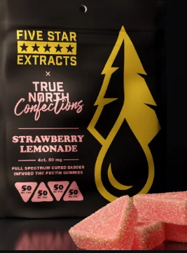 True North-Strawberry Lemonade-Full Spectrum-Cured Badder-200mg