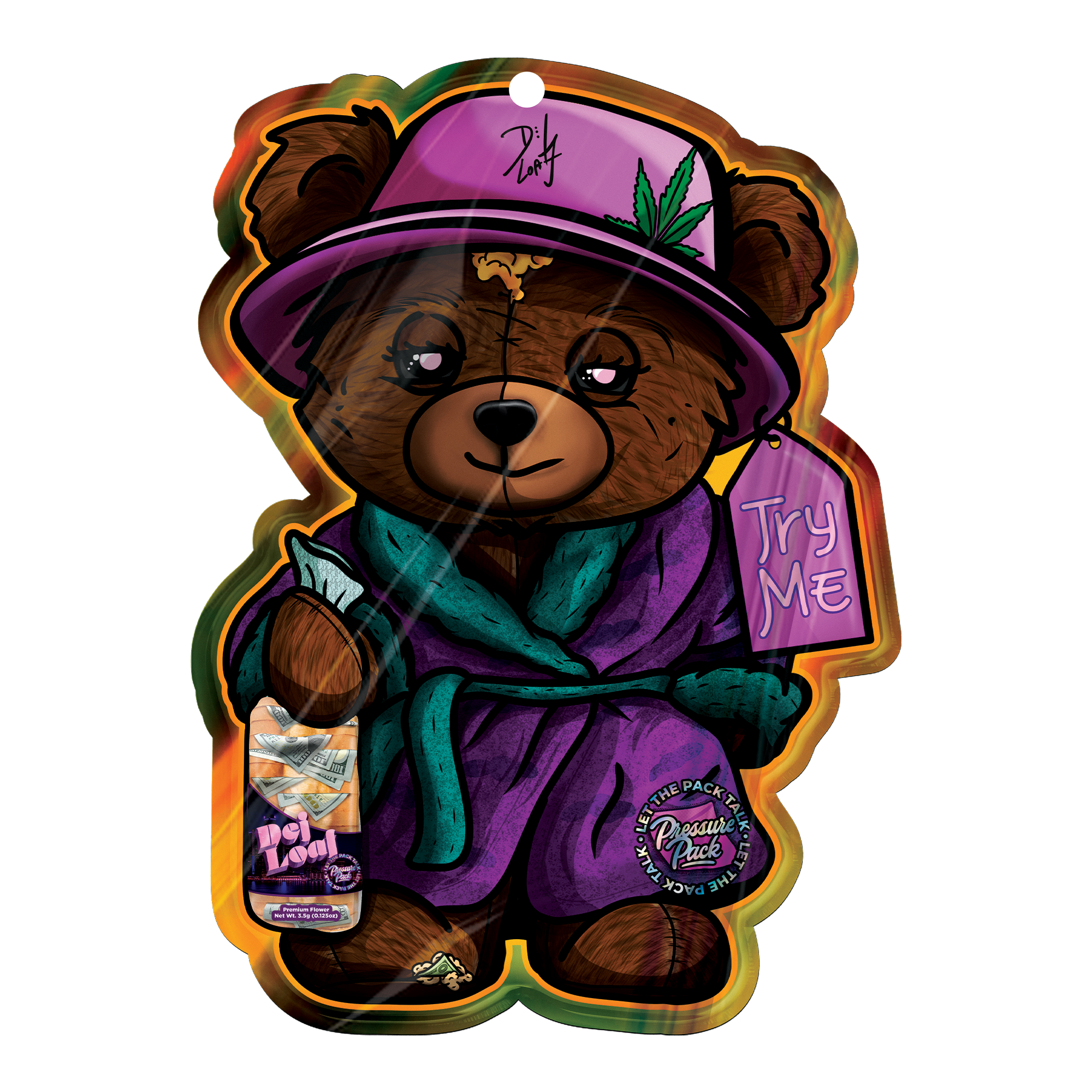 Pressure Pack x Dej Loaf-Smokey The Bear-3.5g-Prepack