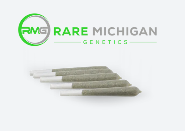 Rare Michigan Genetics-Great White-1g-Infused Preroll