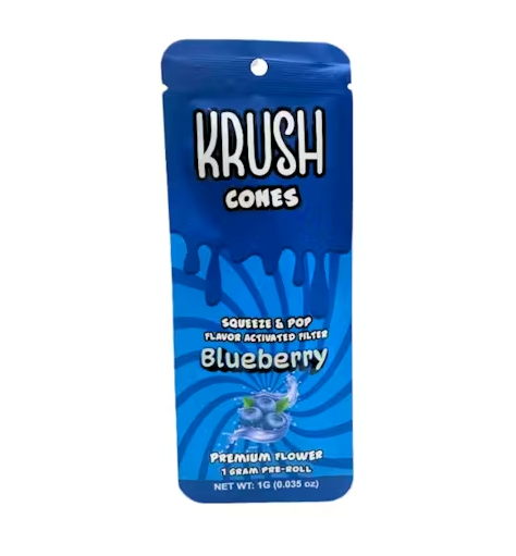 KRUSH CONES - Krush Cones-Blueberry-Preroll