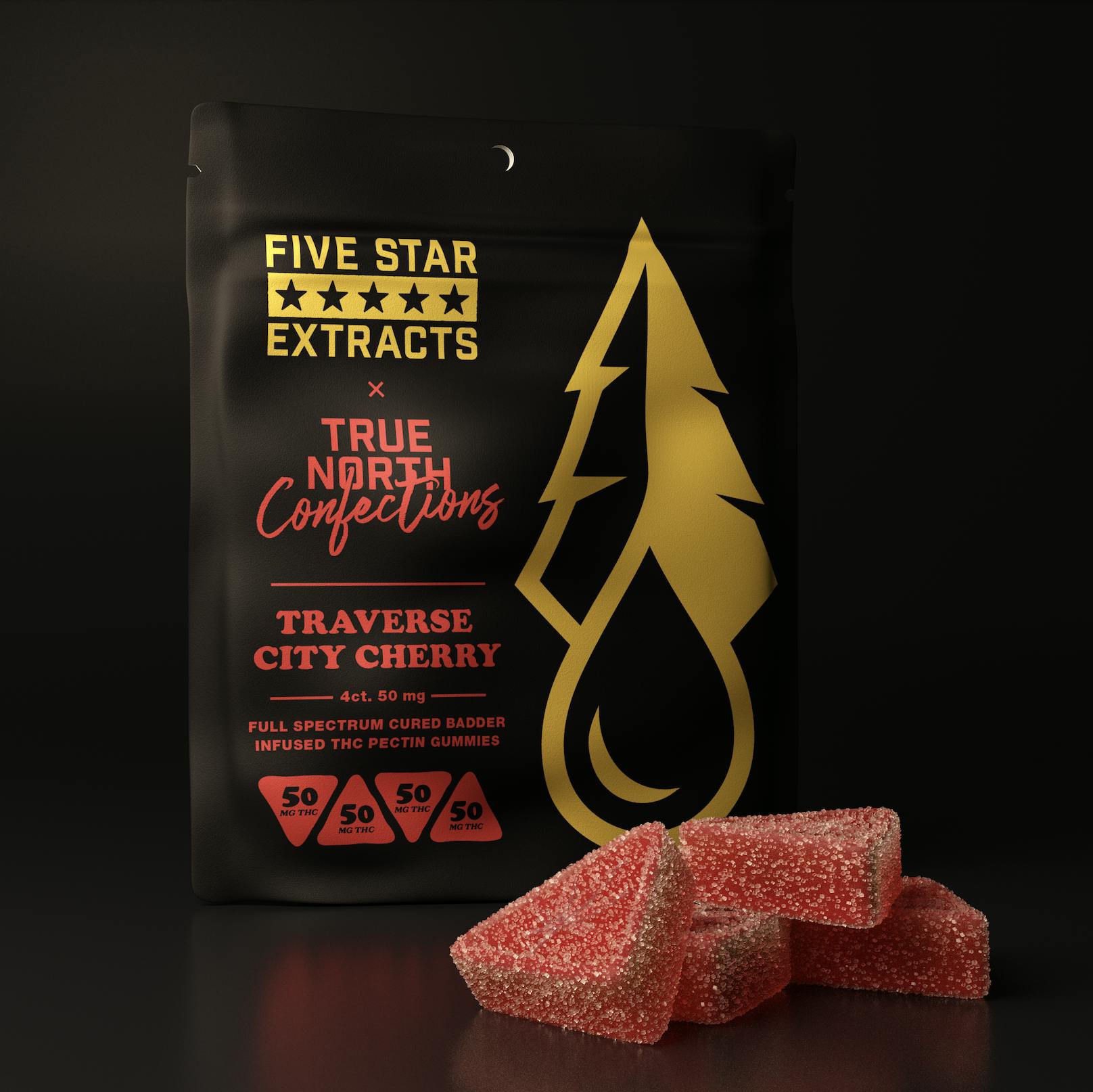 True North-Traverse City Cherry-Full Spectrum-Cured Badder-200mg