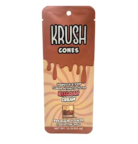KRUSH CONES - Krush Cones-Russian Cream-Preroll