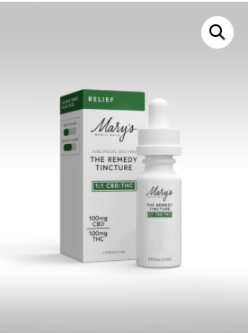 Mary's Medicianls-Tincture-Relief-CBD/THC-1:1-200mg