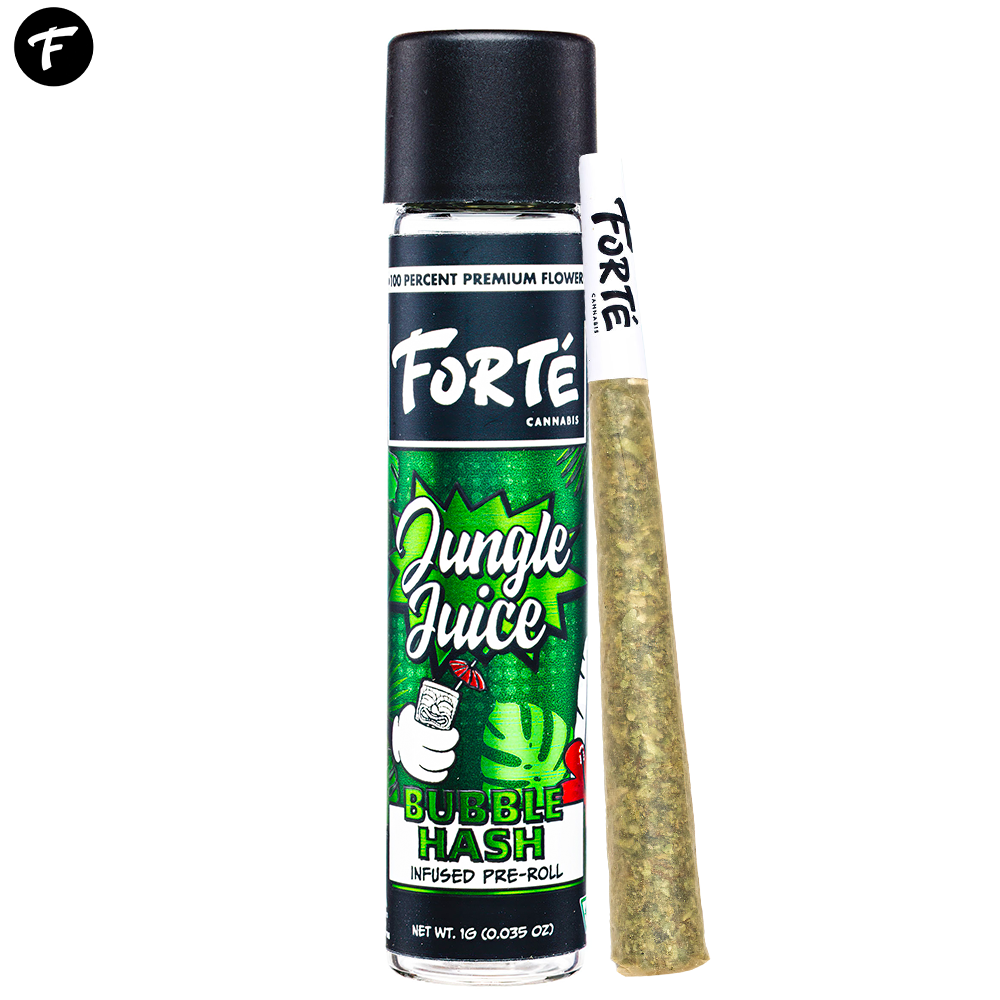 FORTE - Forte-Jungle Juice-Bubble Hash-Infused Preroll - 1 g