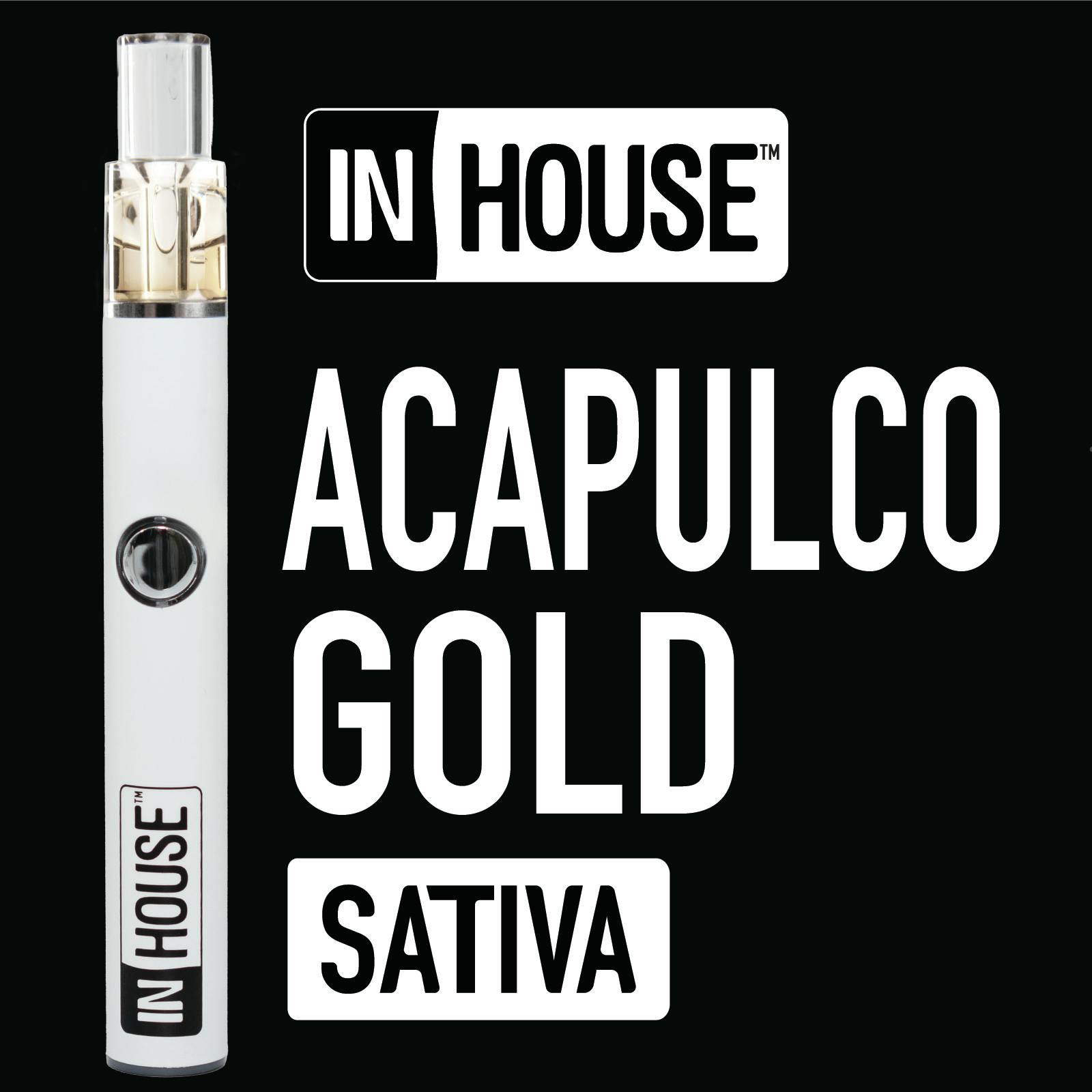 IN HOUSE - ACAPULCO GOLD - DISPOSABLE VAPE - 0.5G
