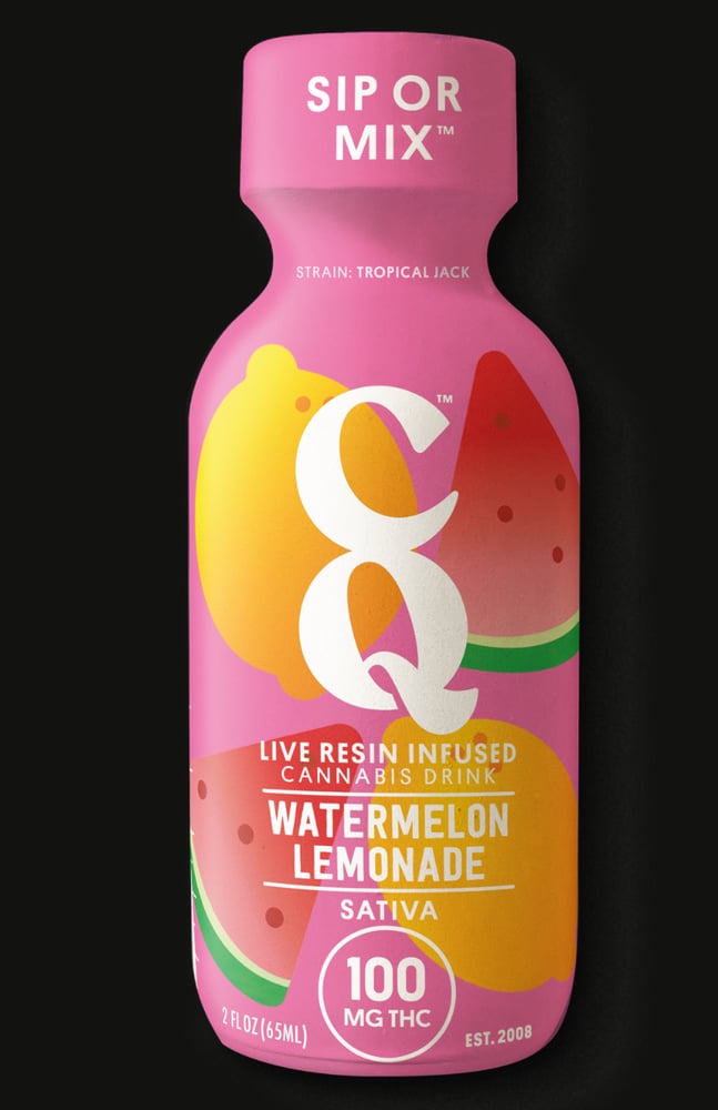CQ - WATERMELON LEMONADE - LIQUID LIVE RESIN SHOT - 100MG - 2.2OZ