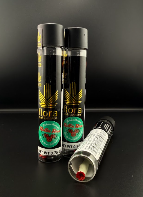 FLORA CRAFT - ROLLIN' ROSA - LEMON CHERRY GELATO - .75G - PREROLL