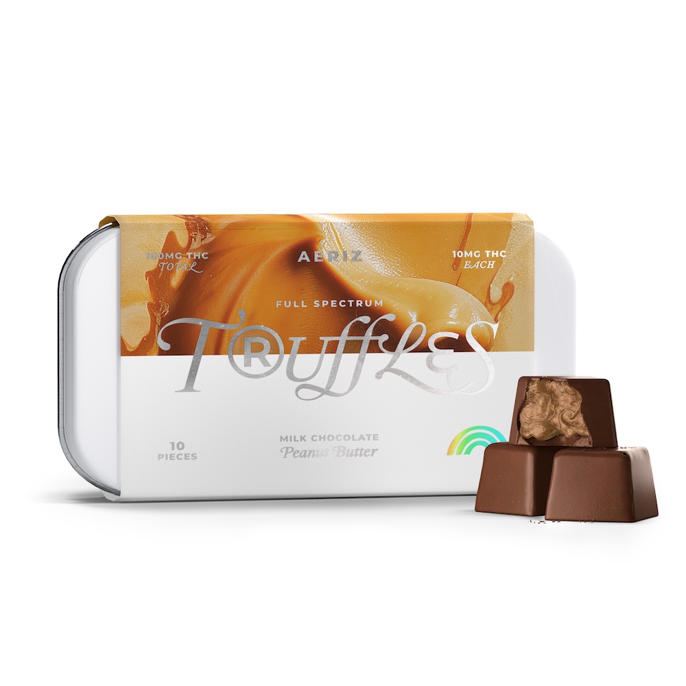 TRUFFLES PEANUT BUTTER MILK CHOCOLATE JENNY KUSH - CHOCOLATE PIECES - 10PK - 100MG