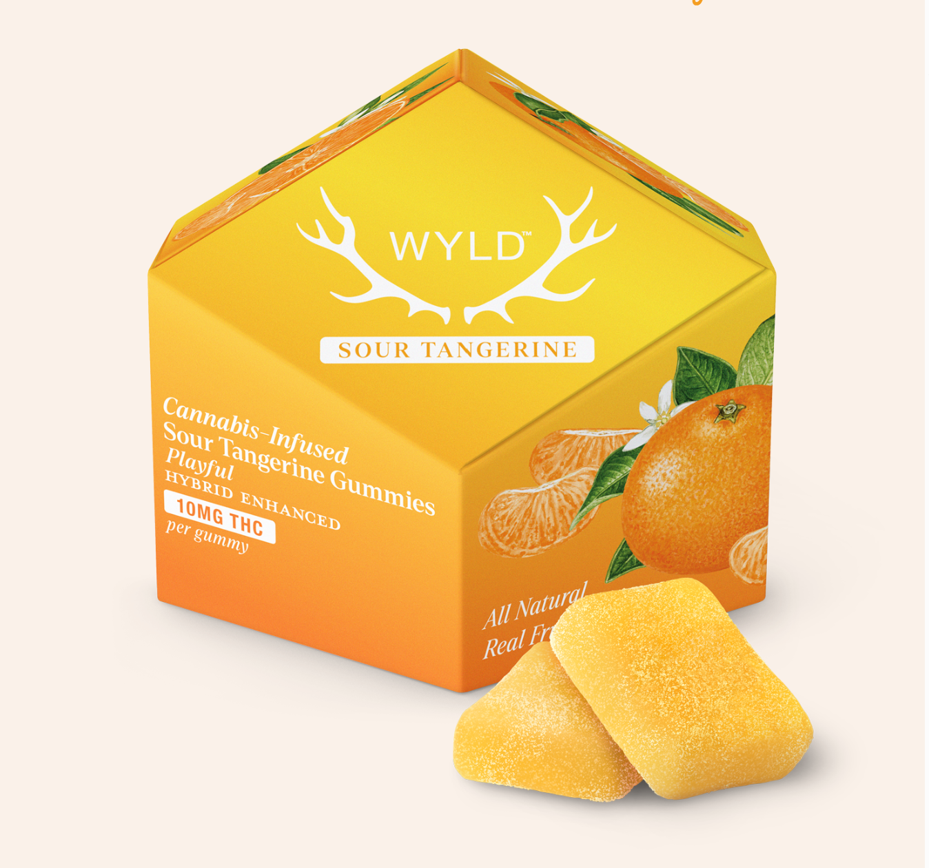 SOUR TANGERINE HYBRID - GUMMIES - 100MG - 10PK