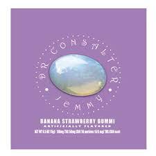DOC C GEMMY - BANANA STRAWBERRY 2:1 THC:CBN - GUMMIES - 100MG - 1PK