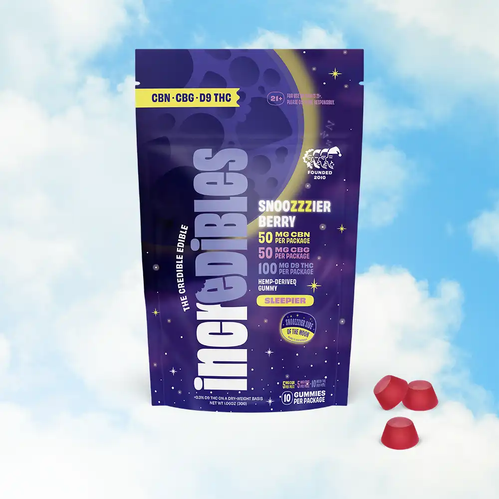 SNOOZZZIERBERRY 2:1:1 THC:CBN:CBG - GUMMIES - 10PK - 100MG
