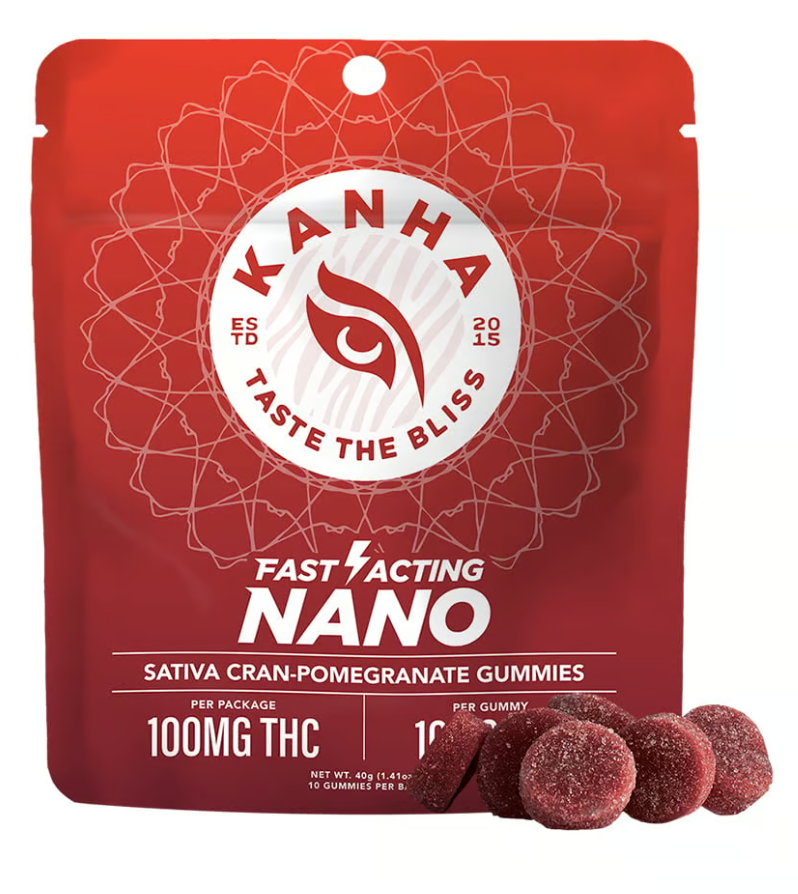 NANO SATIVA CRAN POMEGRANATE - GUMMIES - 10PK - 100MG