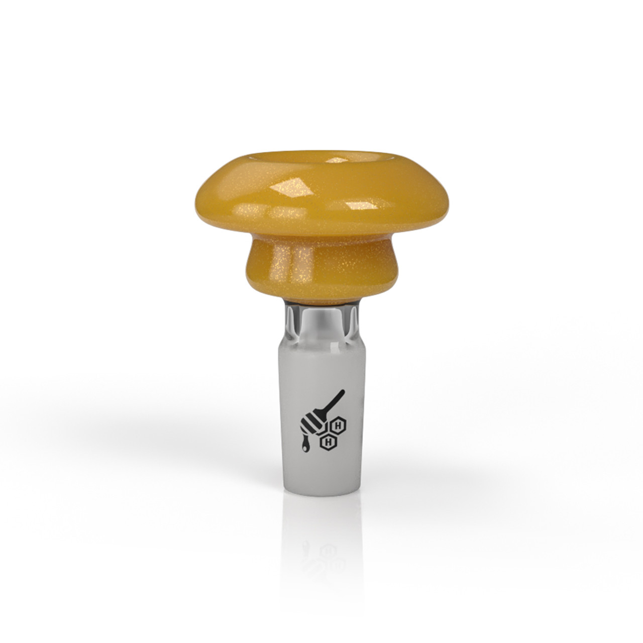 DICHRO SOLID GALAXY CANDY BONG BOWL - YELLOW