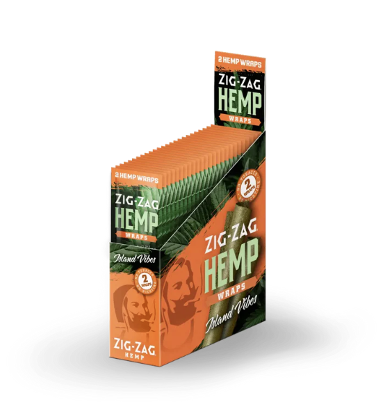 ZIG ZAG - HEMP WRAPS - ISLAND VIBES - 2PK