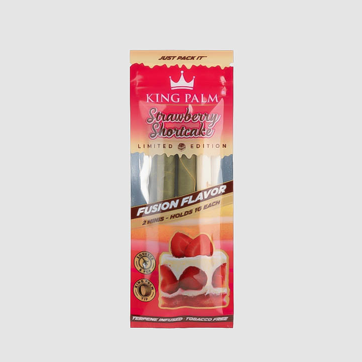 KING PALM - 2PK MINIS - STRAWBERRY SHORTCAKE